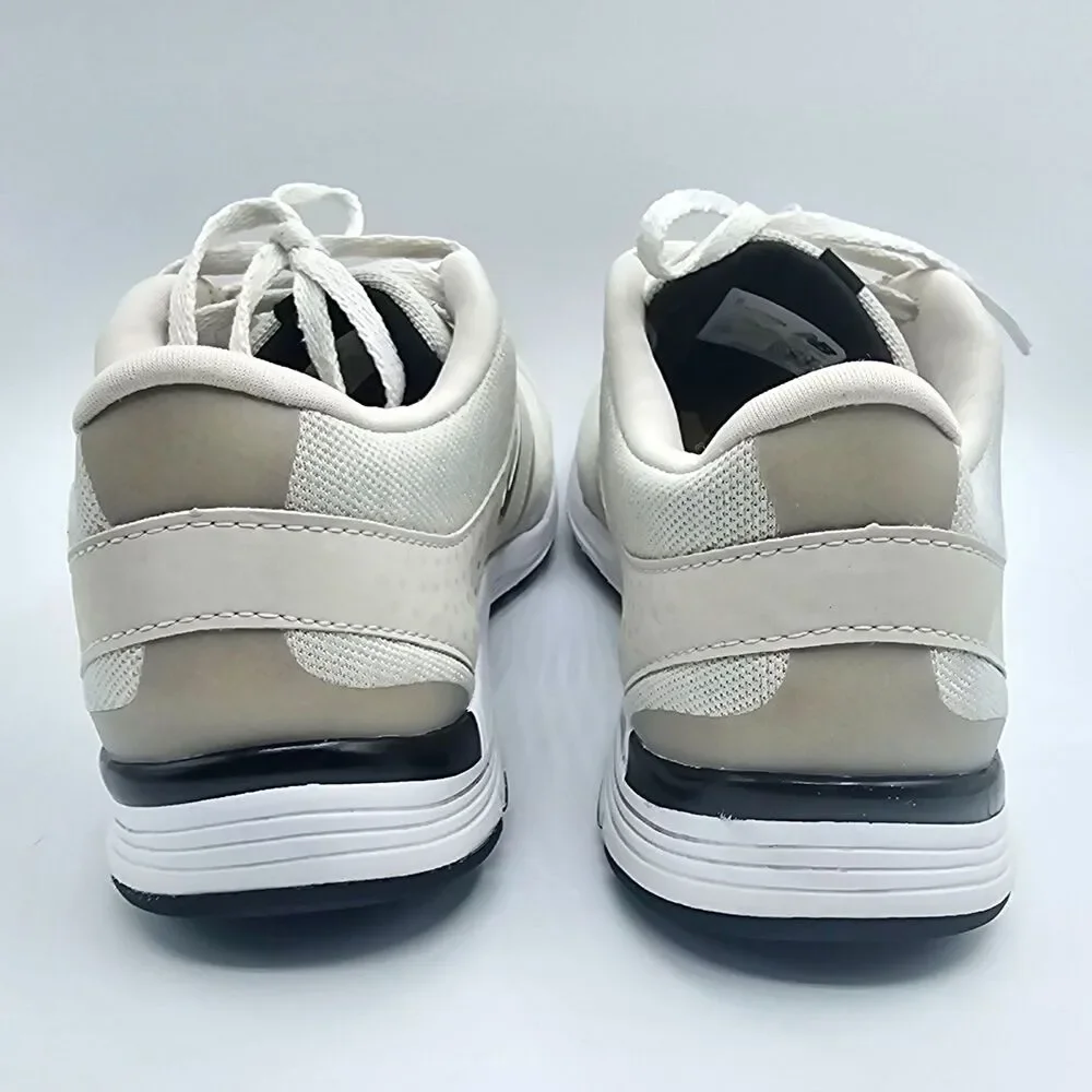 New Balance Women Sneakers 8 Cream Black Cushioned Running Shoes